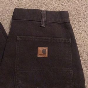 Men Carhart men brown Carpenter jeans size 32 x 30